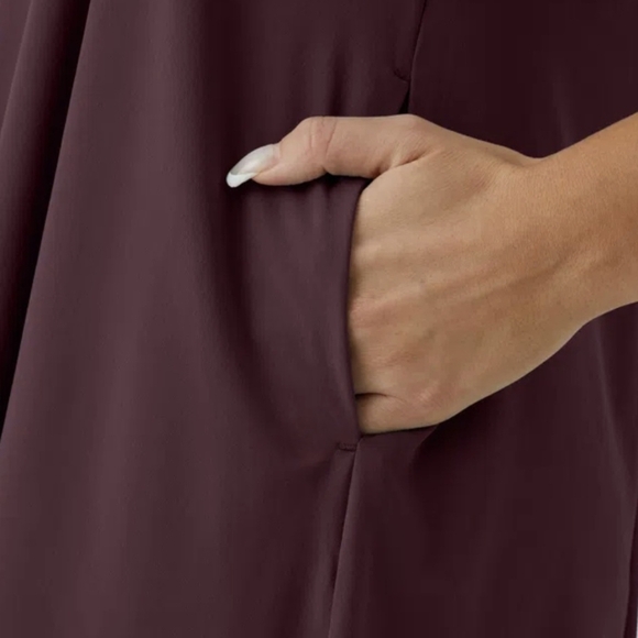 Halara Breezeful Racerback High Low Flowy Midi Dress Amaranth XS - Picture 5 of 14